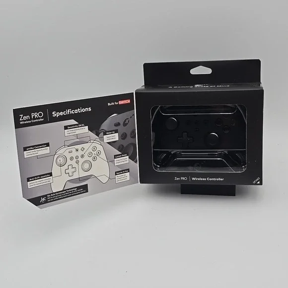 ZEN PRO Wireless Gaming Controller - Black New Switch PC XINPUT Android, IOS - Picture 2 of 6